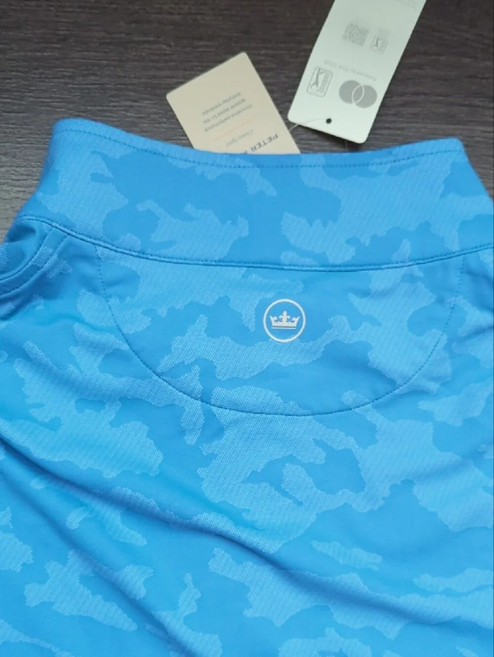 New - FedEx Cup Peter Millar Perth Camo Performance Quarter Zip (Medium)